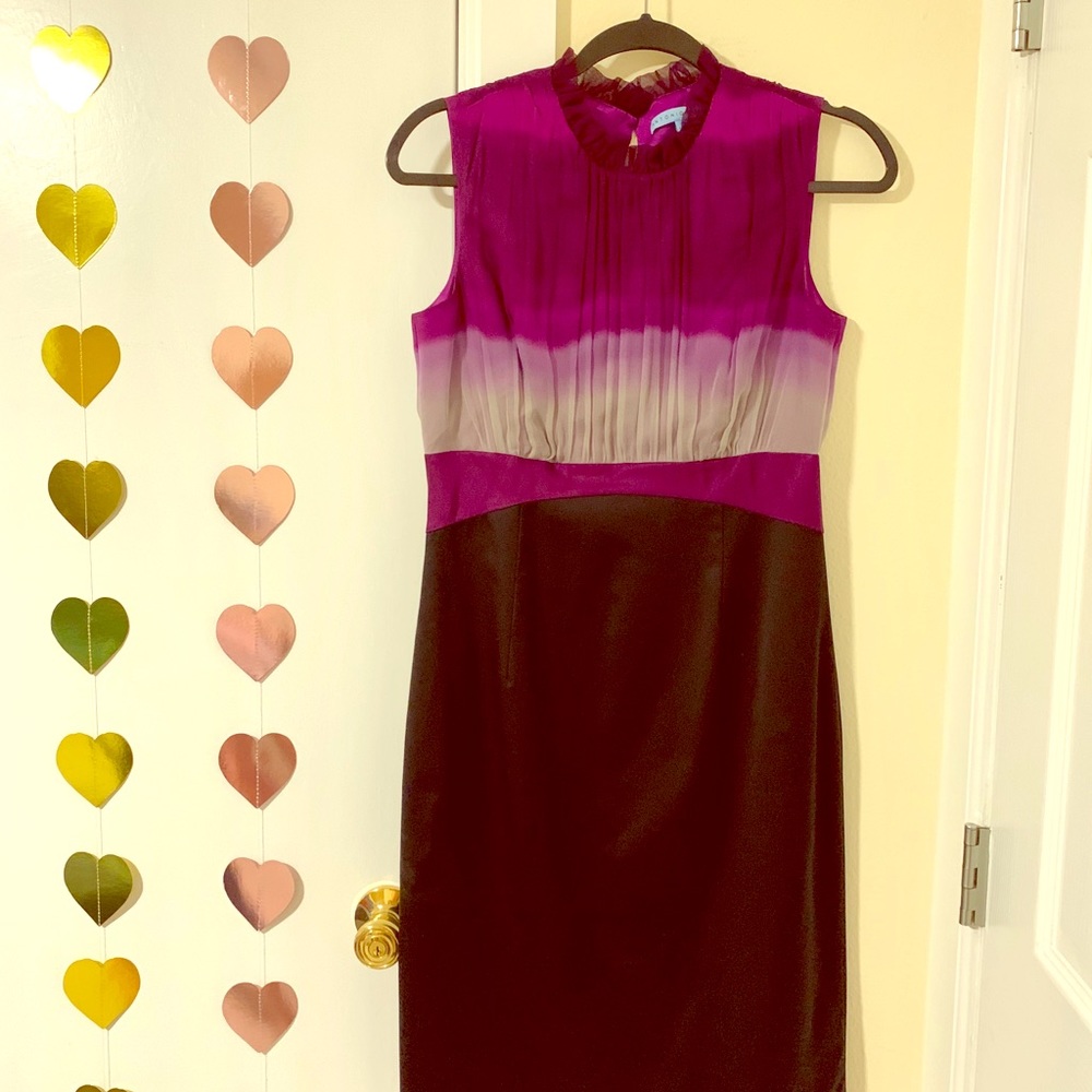 Antonio Melani Ombré Purple Sleek Dress
